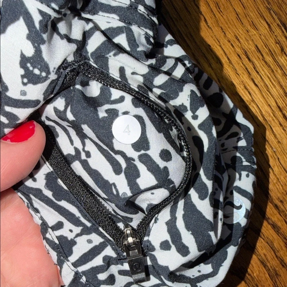 lululemon athletica Black and White Athletic Shorts